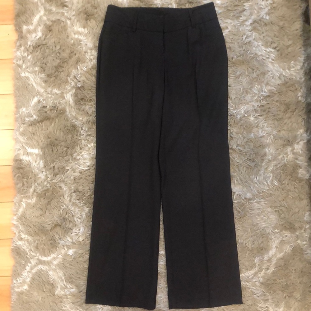 Slick black Slacks. Size 4